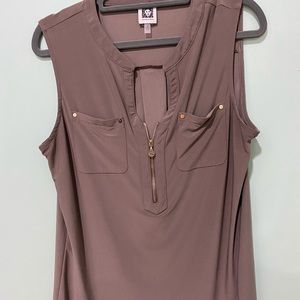 Ann Klein Blouse Sleeveless